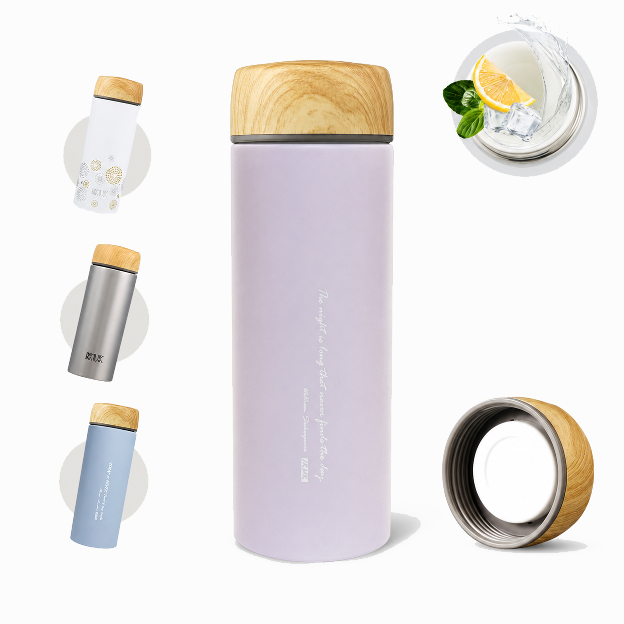 【聰明泡茶組】500ml瓷芯杯+陶瓷濾茶器