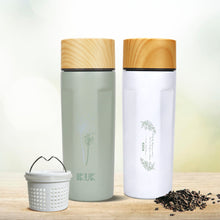 將圖片載入圖庫檢視器 瓷芯茗茶杯500ml(內附全瓷濾茶器) 超值組

