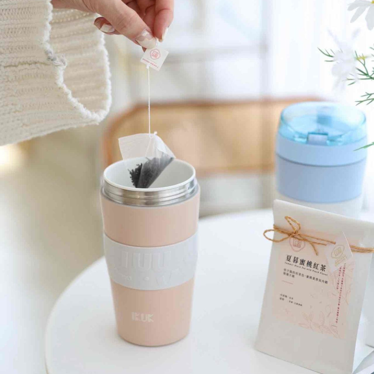 買就送杯蓋 Q彈杯600ml-陶瓷珍奶杯 大杯咖啡OK