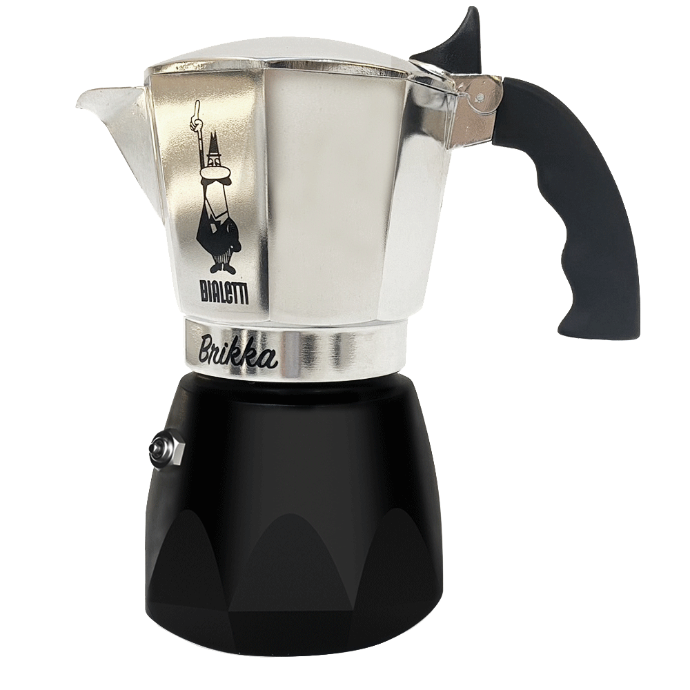 【雷刻】BIALETTI 加壓摩卡壺 Brikka 4杯份