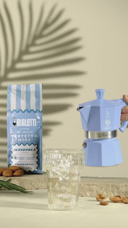 【新品上市】BIALETTI 限量杏仁冰咖啡禮盒組 內含摩卡壺+通用研磨咖啡粉