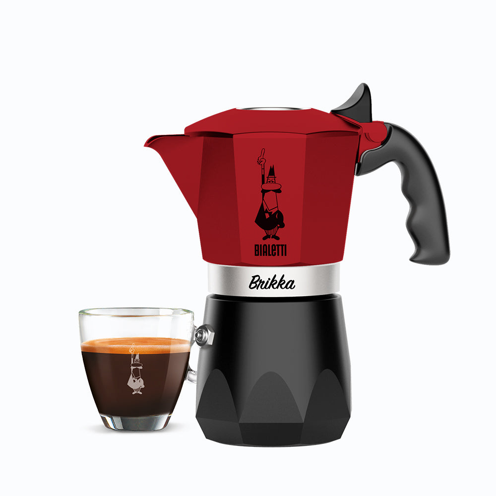 Bialetti 鑽石加壓摩卡壺4杯｜熱情紅黃款經典義式風味– IKUK