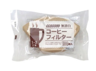 日本KANAE無漂白濾紙-100張入(扇形咖啡濾紙)