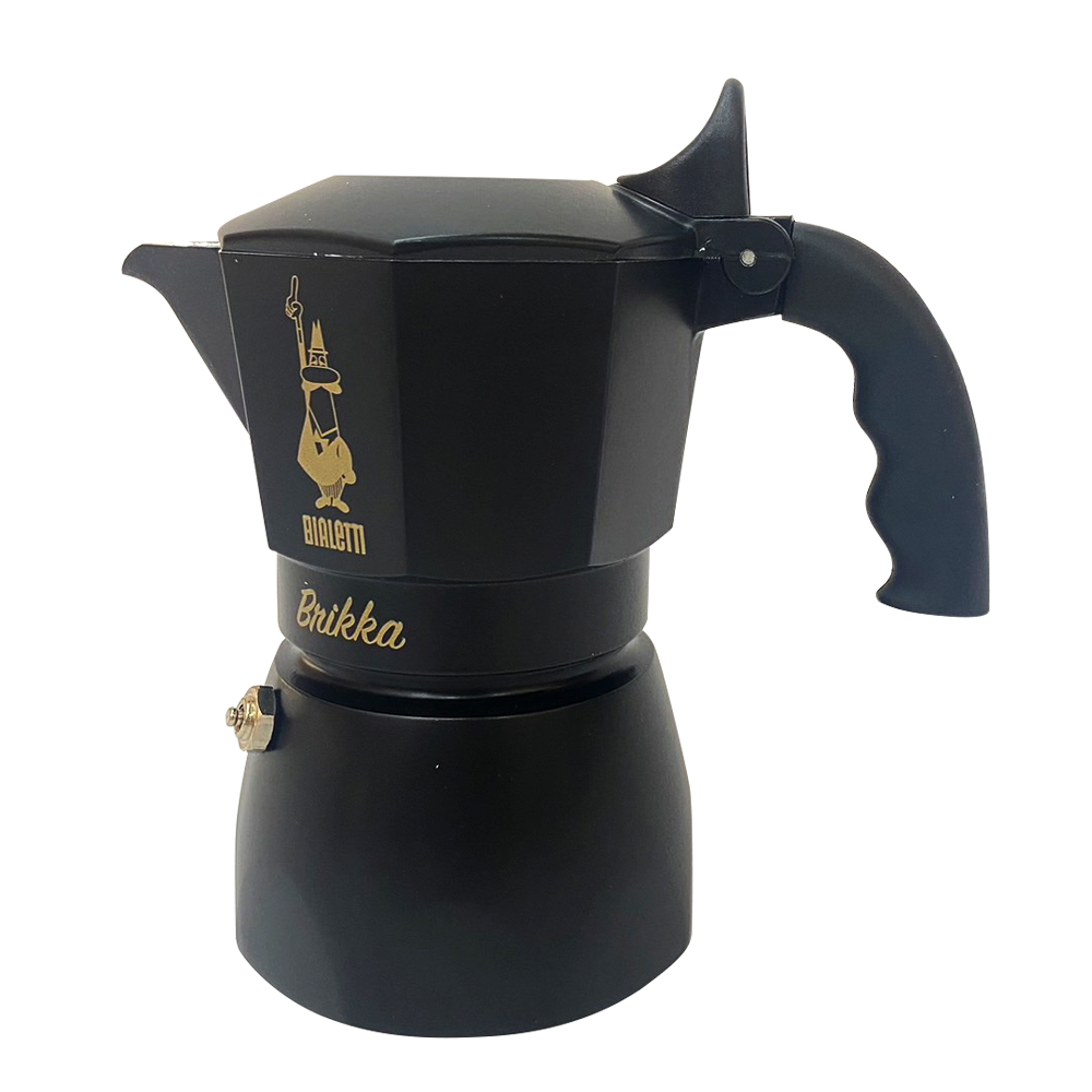 希少　月形那比古　作　鬼意加　盃 雷刻】加壓摩卡壺2杯份-Bialetti Brikka 2tz – IKUK