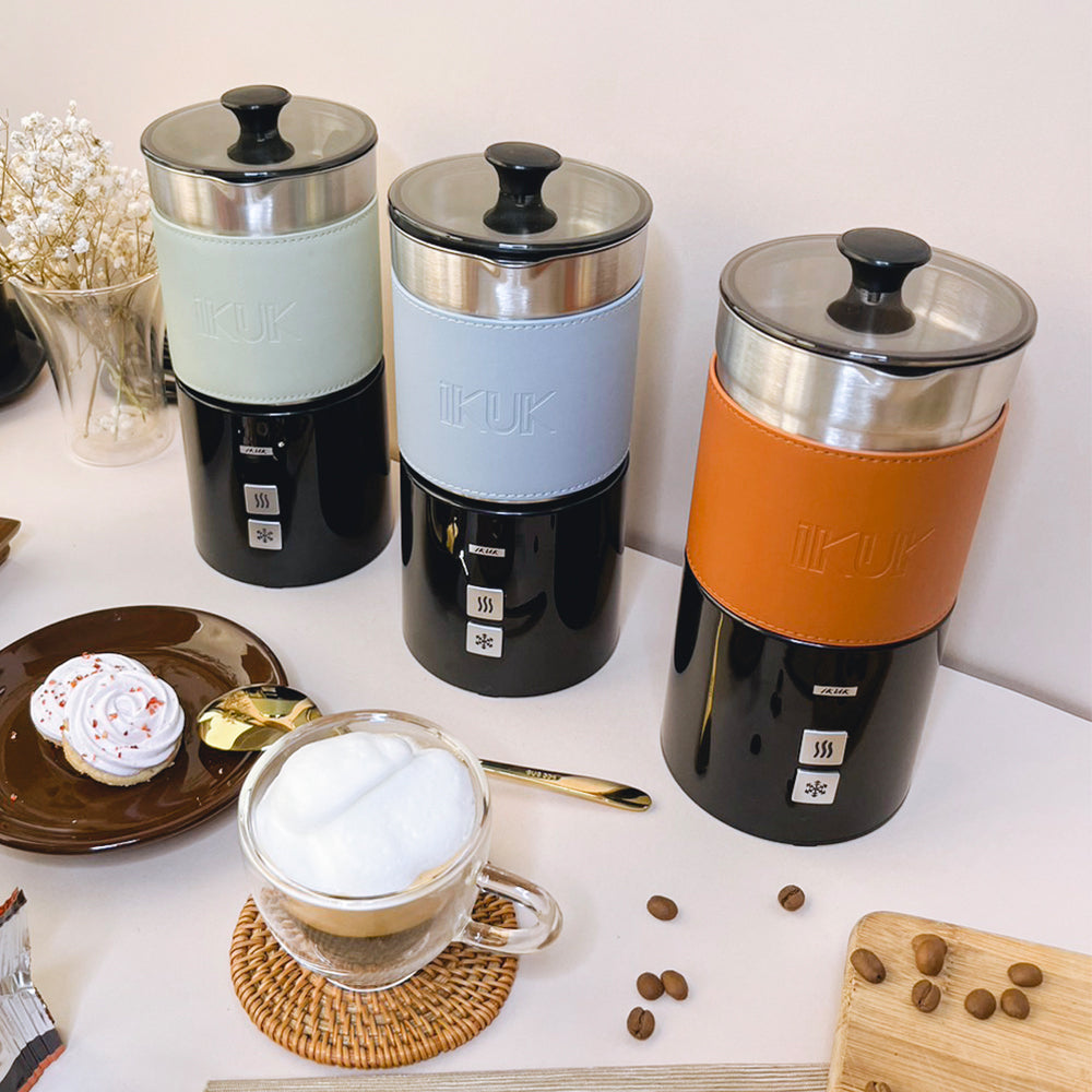 【成箱區】IKUK分離式電動奶泡器840ml (6入)