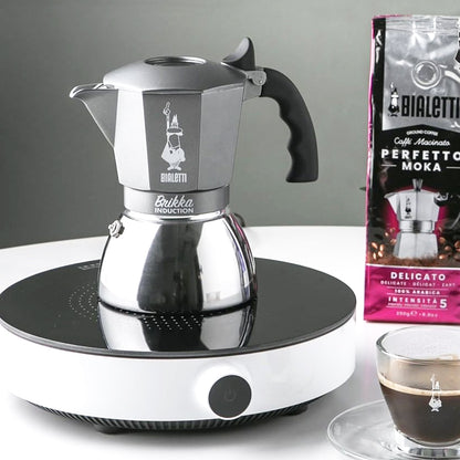 Bialetti Brikka 加壓電火摩卡壺 ｜不挑爐具的義式濃縮專家 (支援IH爐)