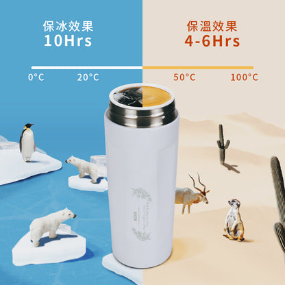瓷芯茗茶杯/手把杯500ml 任選兩入一組