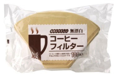 日本KANAE無漂白濾紙-100張入(扇形咖啡濾紙)